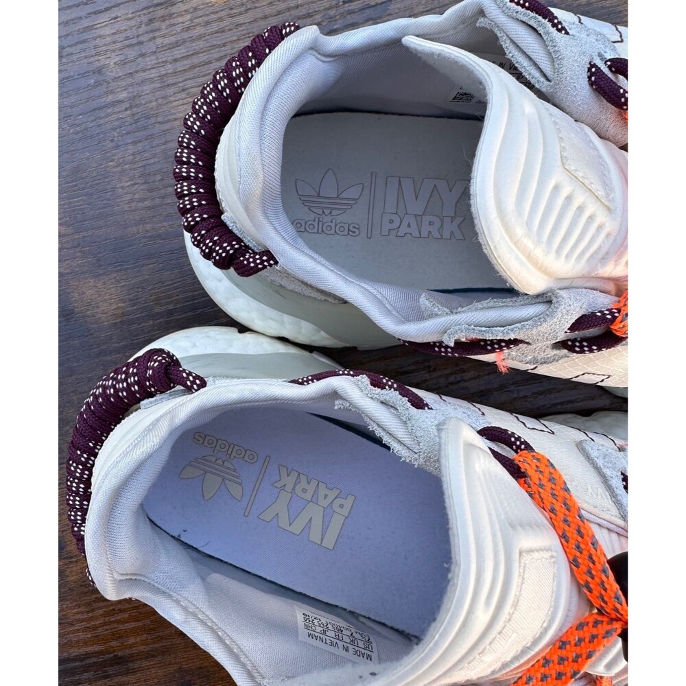 Ivy Park X Adidas Nite Jogger Boost FX3239 Beige Orange Trail Sneakers Mens 7.5 - Picture 16 of 16